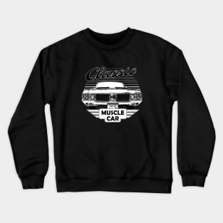 442 Classic American Muscle Car 70s Crewneck Sweatshirt